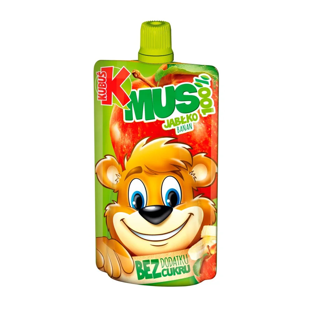 Mus Kubuś 100% jabłko/banan 100g Maspex