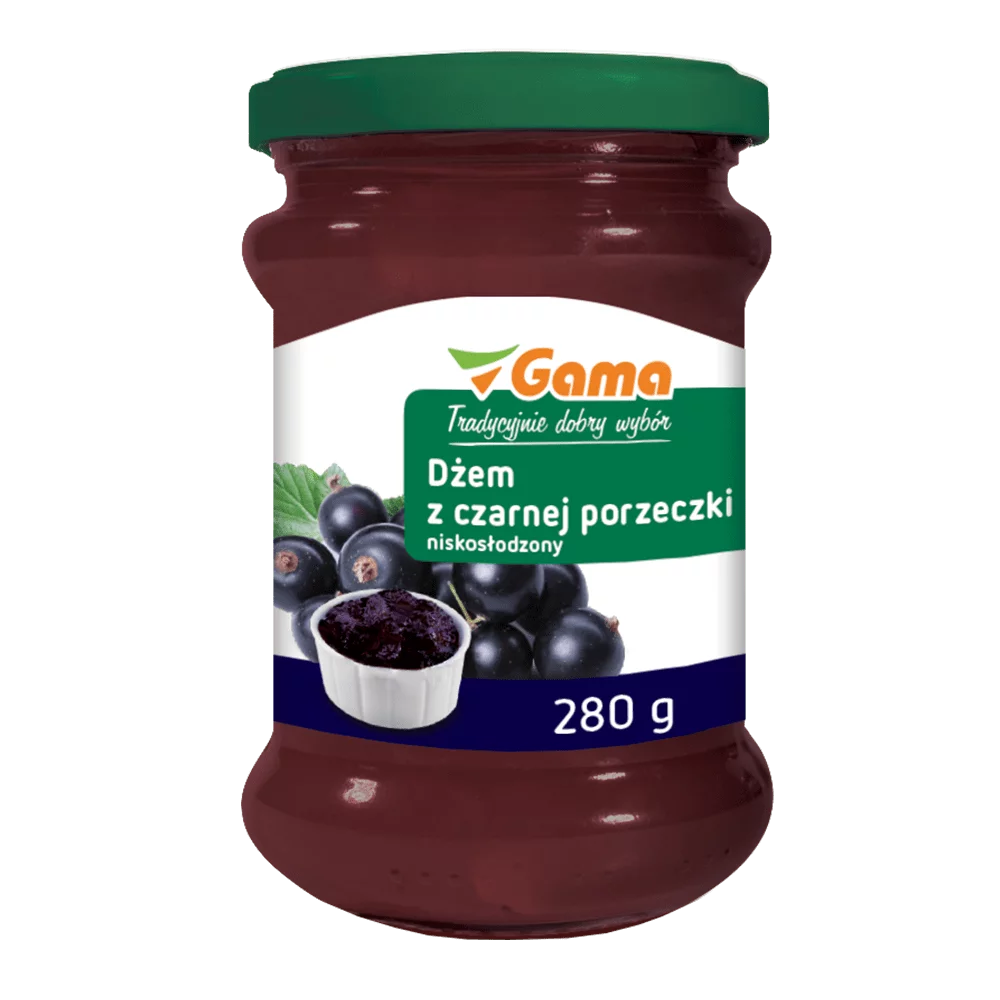 Dżem czarna porzeczka 280g Marka Własna Gama