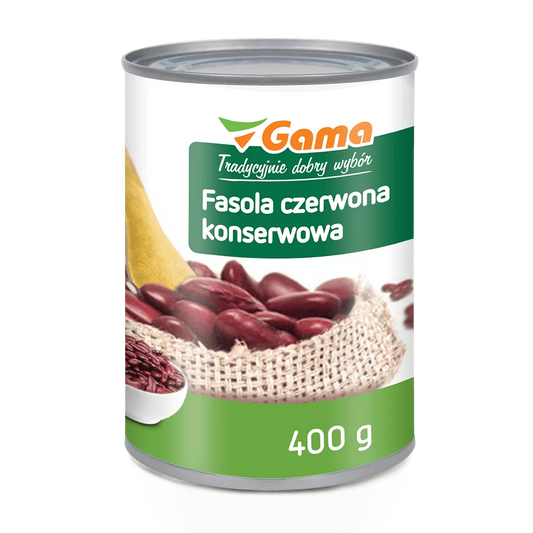 Fasola czerwona konserwowa 400g Marka Własna Gama