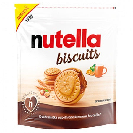 Nutella Biscuits Ciasteczka wypełnione kremem 193 g
