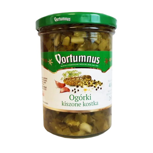Ogórki kiszone kostka 400g Vortumnus