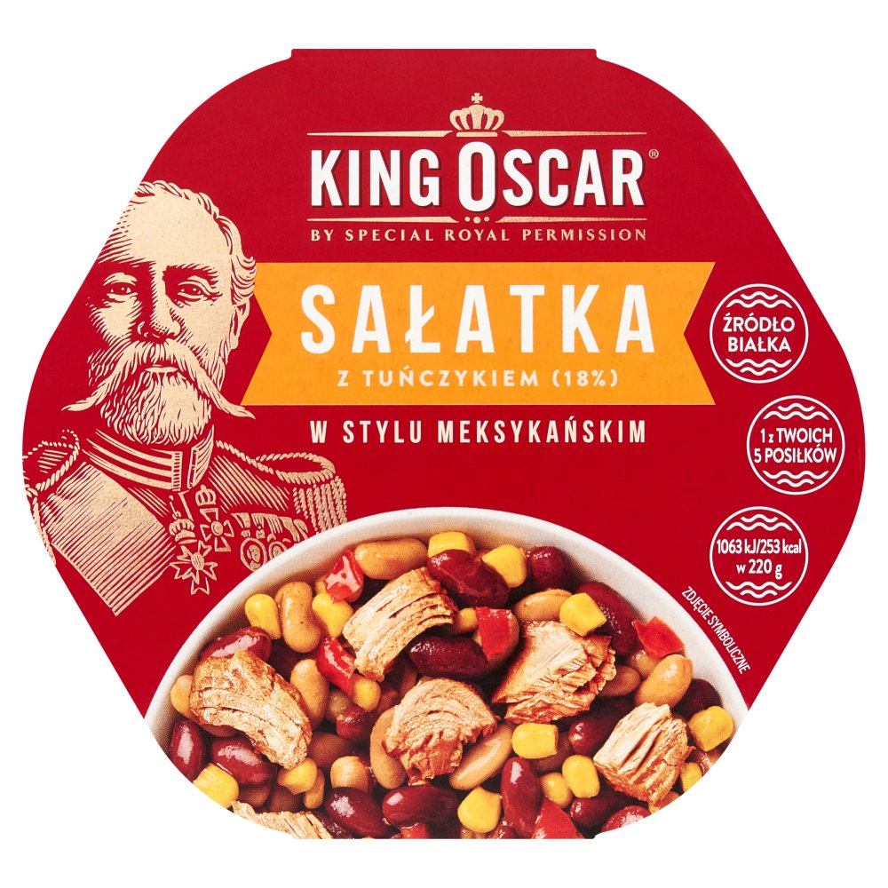 Sałatka z tuńczykiem w stylu meksykańskim 220g King Oscar