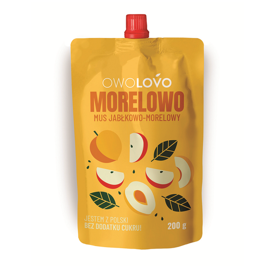 Mus jabłkowo-morelowy 200g Owolovo