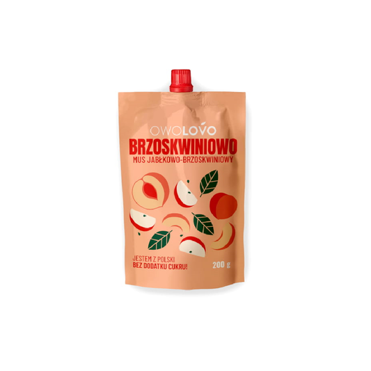 Mus jabłkowo-brzoskwiniowy 200g Owolovo
