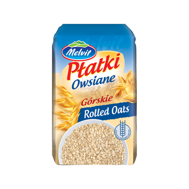 Płatki owsiane górskie 500g Melvit