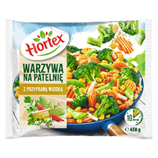 Warzywa na patelnię z przyprawą włoską mrożone 450g Hortex