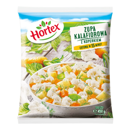 Zupa kalafiorowa mrożona 450g Hortex