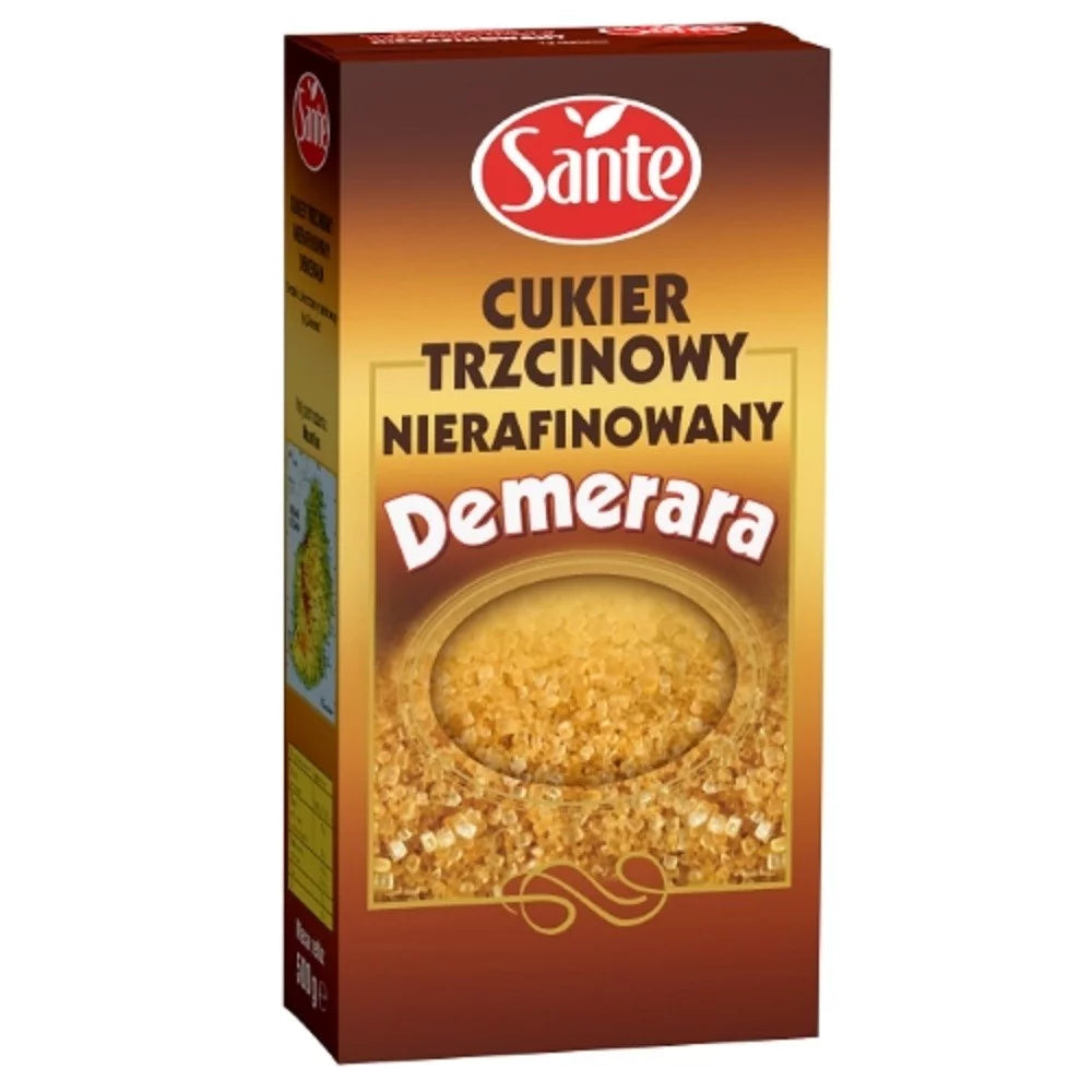Cukier trzcinowy demerara 500g Sante