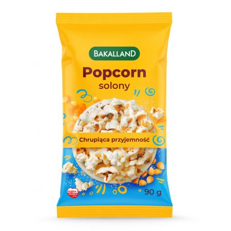 Popcorn solony 90g Bakalland