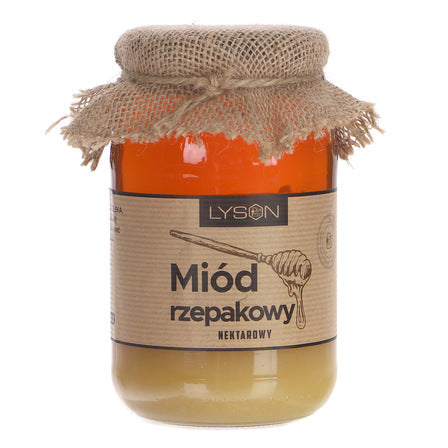 Miód rzepakowy 1250g Łysoń