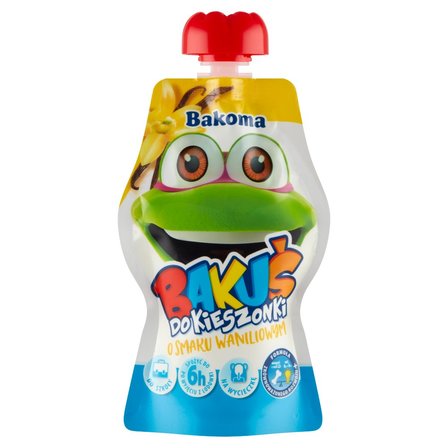 Bakuś do kieszonki serek waniliowy 80g Bakoma