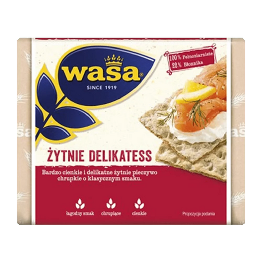 Pieczywo chrupkie żytnie delikatess 210g Wasa Barilla